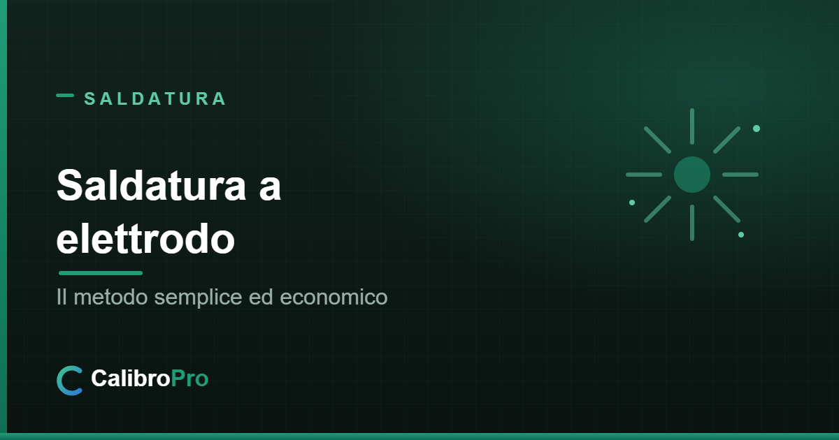 Saldatura a elettrodo MMA
